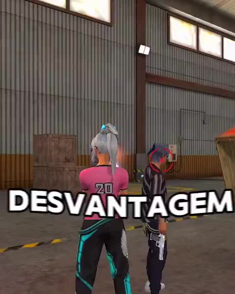 A personagem da Bela numa partida de Free Fire