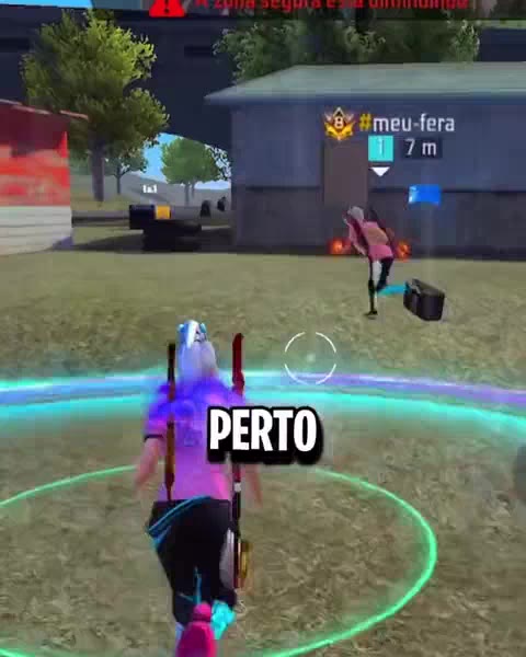 Partida de Free Fire da série do duo