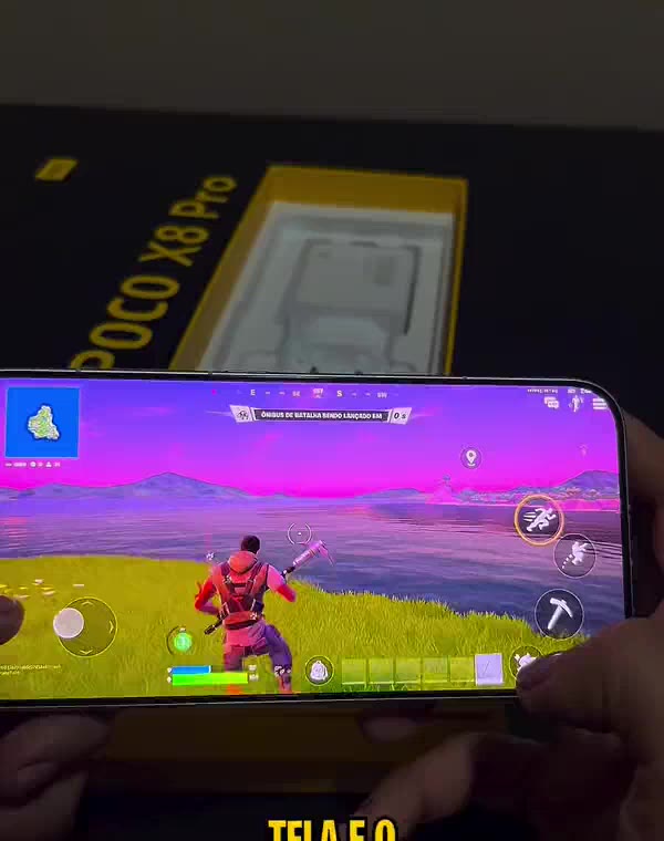 Free Fire rodando no celular